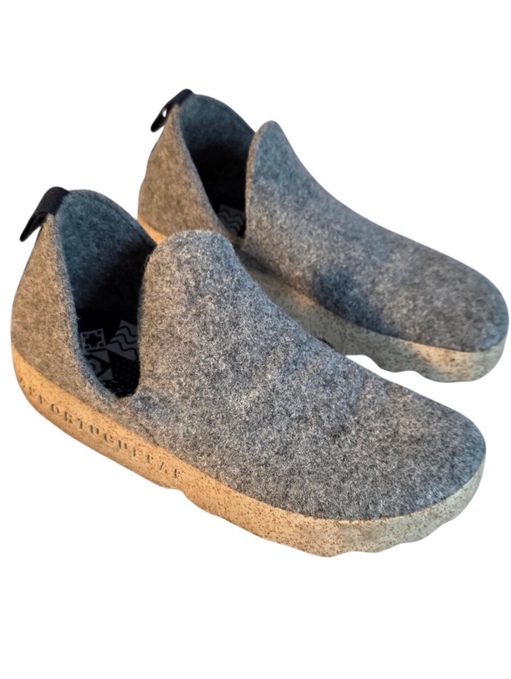 Asportuguesas City Slip On Wool Felt Grey Wonen's Shoes Size EU 40 US 9-9.5